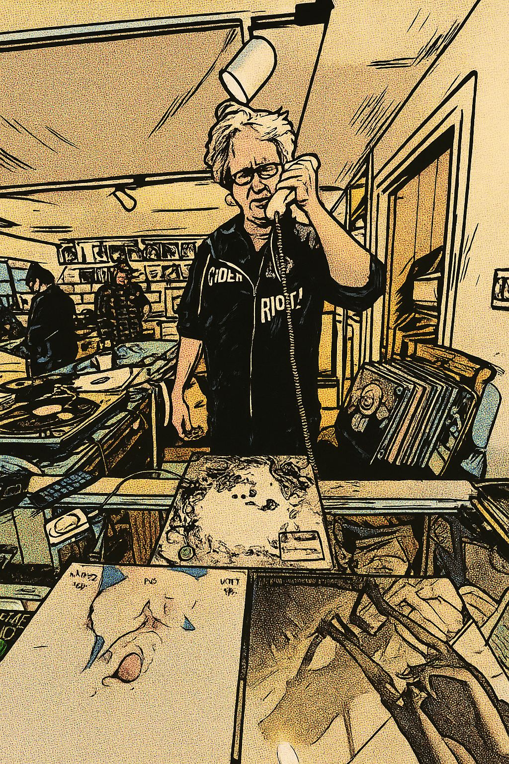 Invincible Owner, Dave, on the Phone