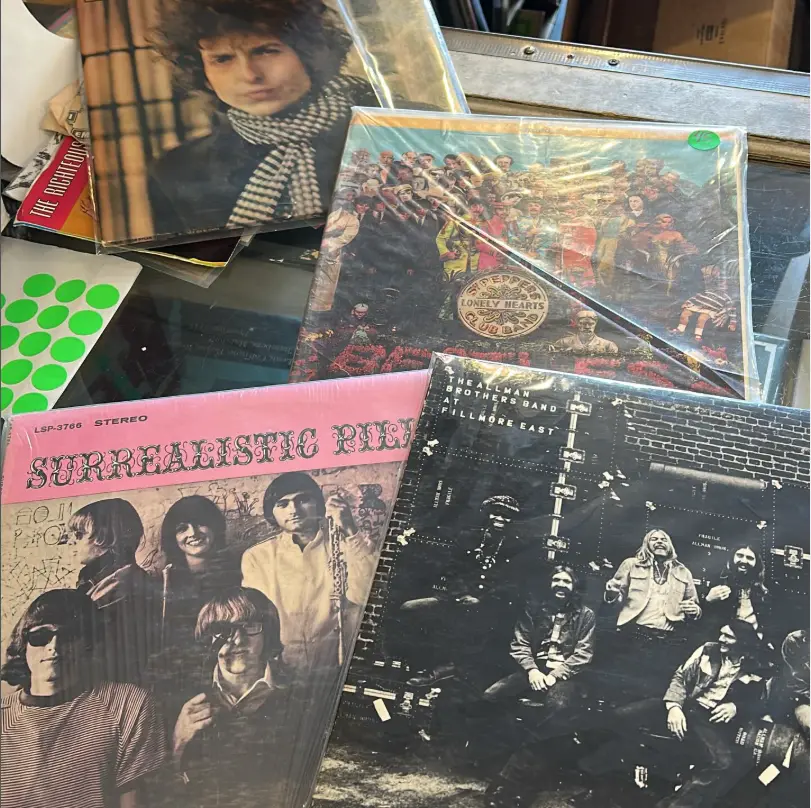 Bob Dylan Blonde on Blonde original mono first pressing vinyl record